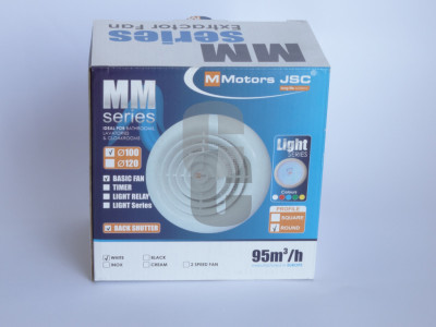 Вентилатор баня JSC ф120 с клапа КРЪГЪЛ                                                                                                                                                                                                                                                                     