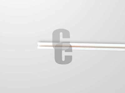 Корниз ПВЦ 1вод. 3м.                                                                                                                                                                                                                                                                                        