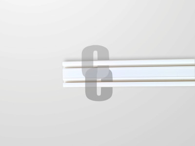 Корниз ПВЦ 2вод. 3.5м.                                                                                                                                                                                                                                                                                      